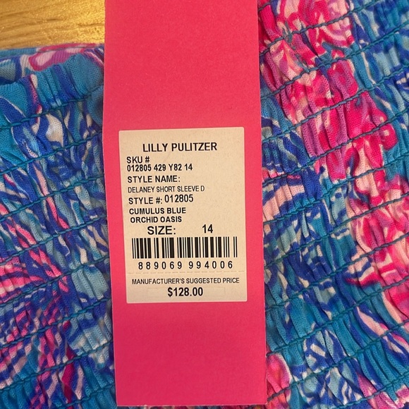 Lilly Pulitzer Delaney Short Sleeve Dress - Picture 7 of 7